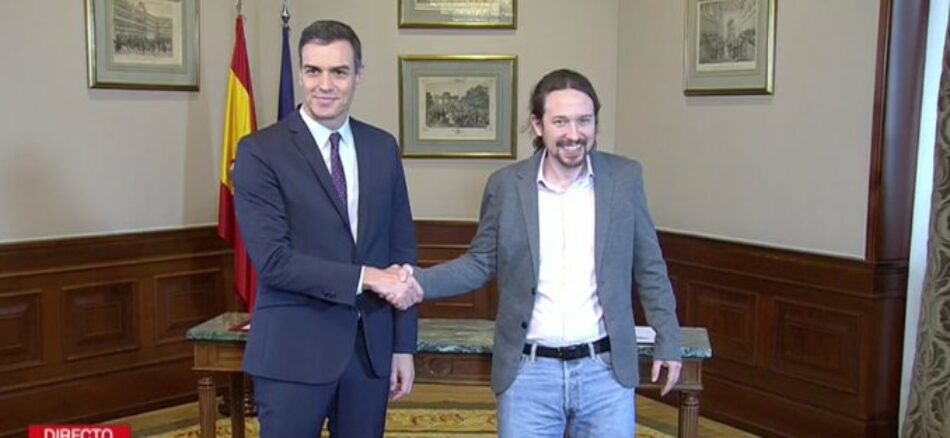 PSOE y Unidas Podemos alcanzan un preacuerdo de Gobierno sin vetos tras 24 horas de negociaciones