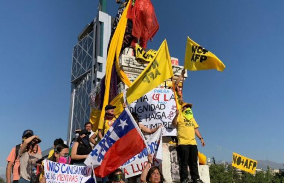 Chile. Nuevamente la Plaza de la Dignidad se llenó de gritos contra Piñera