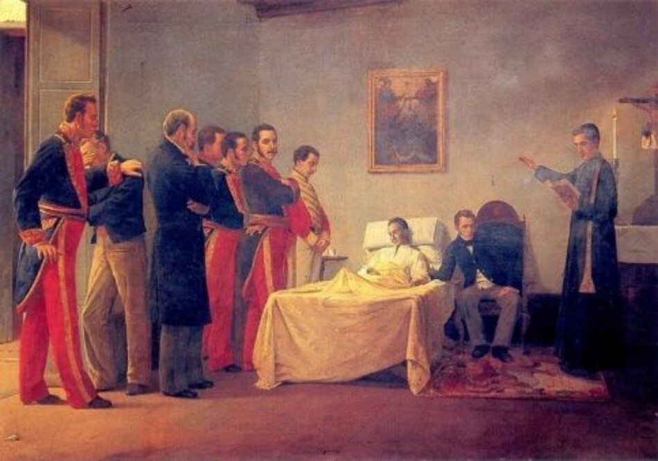 189 años del fallecimiento del Libertador Simón Bolívar