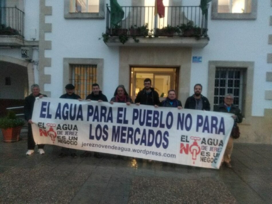 La Trama del Agua de Jerez lanza una ofensiva sobres las ELA para privatizar el agua en todo el municipio