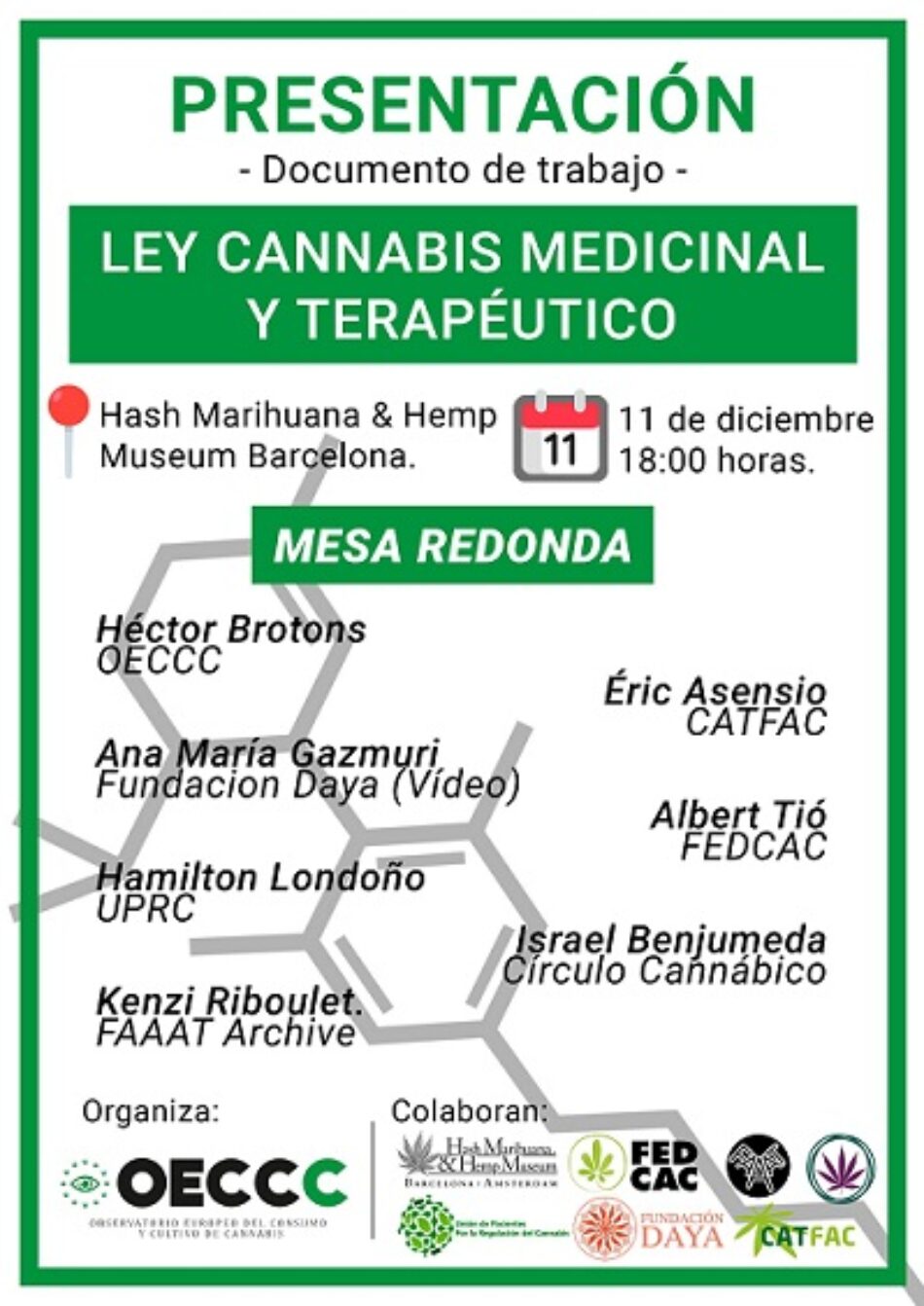 Expertos presentarán una propuesta de Ley del Cannabis Medicinal y Terapeútico