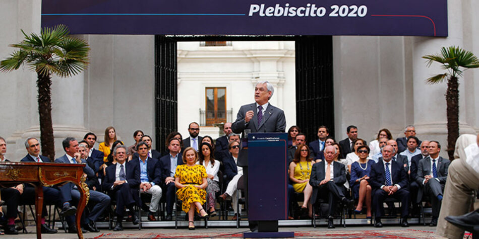 Sebastian Piñera promulga una consulta sobre la modificación constitucional en Chile