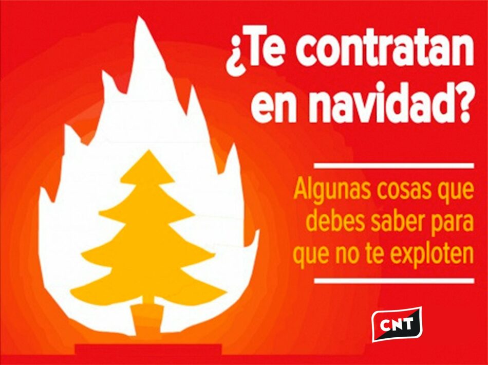 ¿Te contratan en Navidad? Algunas cosas que debes saber para que no te exploten