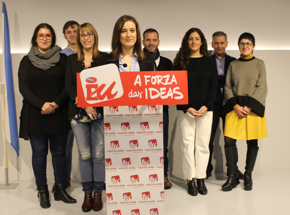 Esquerda Unida presenta a candidatura “A Esquerda con Forza”, encabezada por Eva Solla, para as Eleccións Autonómicas á Xunta de Galicia