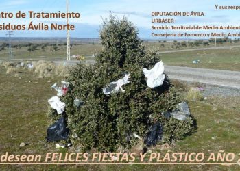Ecologistas en Acción presenta una felicitación navideña para denunciar la contaminación por plásticos