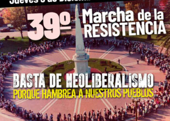 Convocatoria a acompañar a las Madres de Plaza de Mayo L. F. a la 39° Marcha de la Resistencia