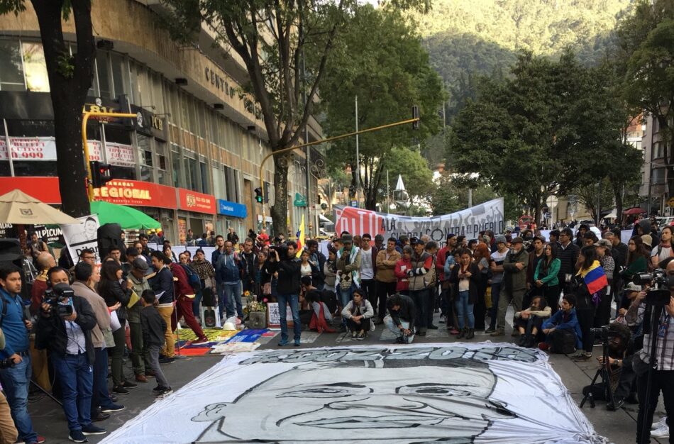Homenajean a Dilan Cruz en Colombia a un mes de ser asesinado por el Esmad