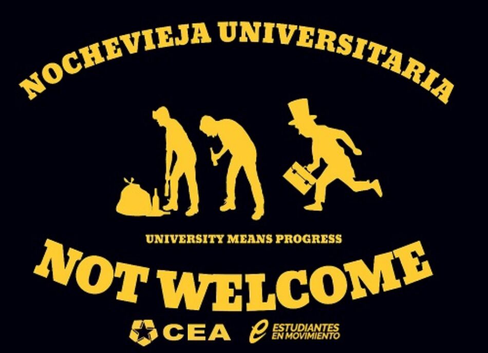El Colectivo Estudiantil Alternativo carga contra la Nochevieja Universitaria