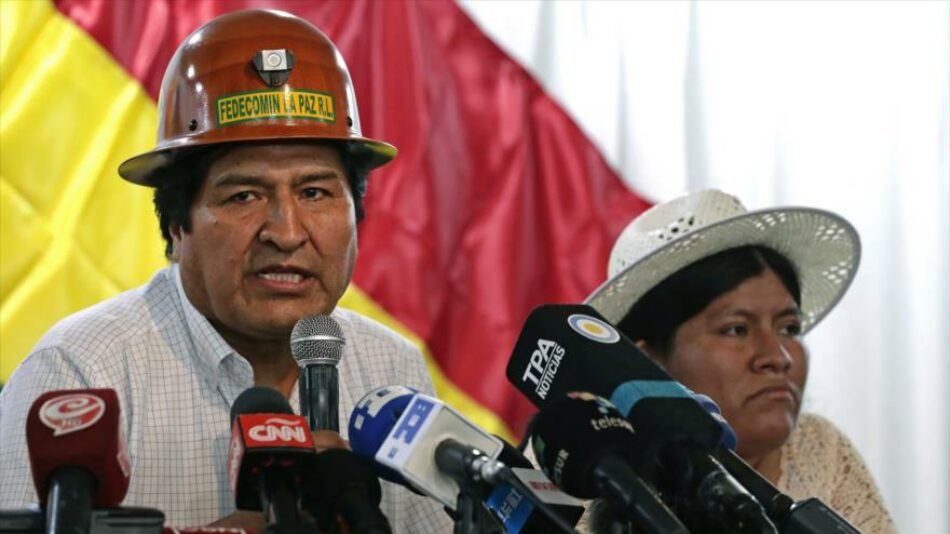 Morales sugiere formar “milicias” para defender el pueblo boliviano