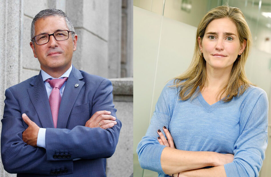 Hugo Morán y Sara Aagesen, secretarios de Estado de Medio Ambiente y de Energía respectivamente