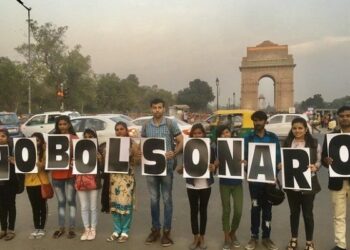 Agricultores en India protestan contra la presencia de Bolsonaro: «corrupto y represivo»