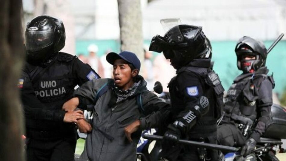 Ecuador. CIDH registra represión de gobierno contra protestas