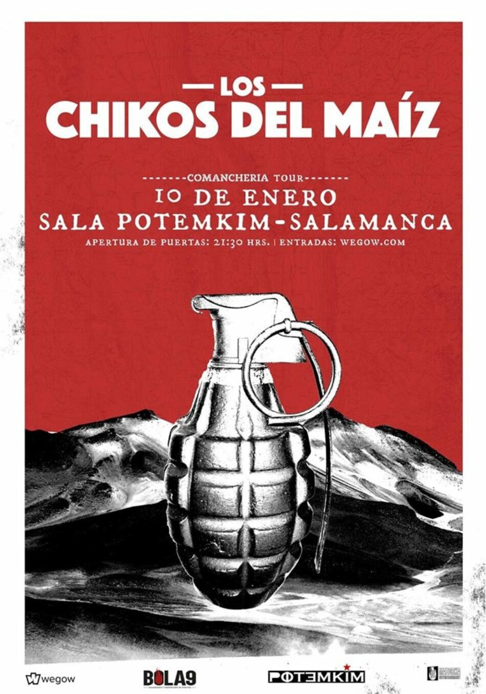 El concierto de «Los Chikos del Maíz» se traslada a la Sala Potemkin tras censura del Ayuntamiento de Salamanca