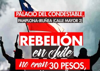 Charla “Rebelión en Chile. No eran 30 pesos, eran 30 años”