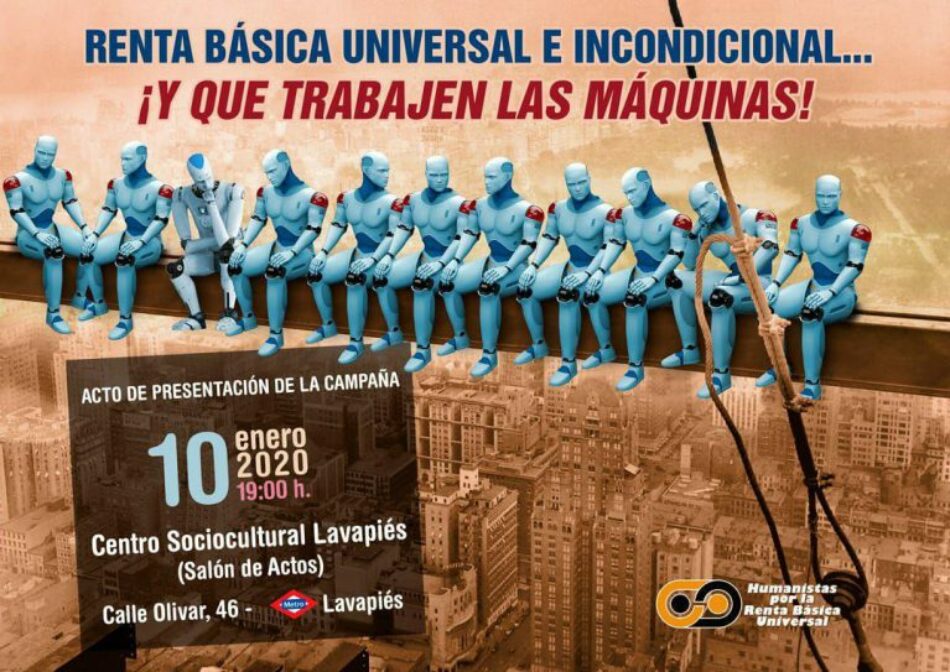 Renta Básica Universal… ¡y que trabajen las máquinas!