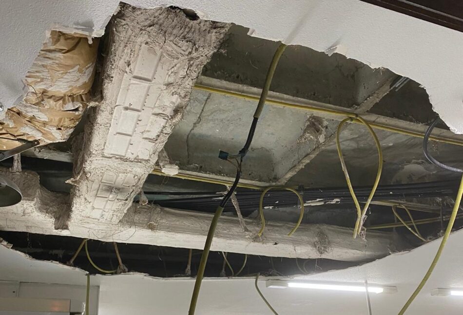 CCOO exige una investigación exhaustiva sobre el derrumbe del techo de un laboratorio del Instituto de Investigación del Hospital Ramón y Cajal