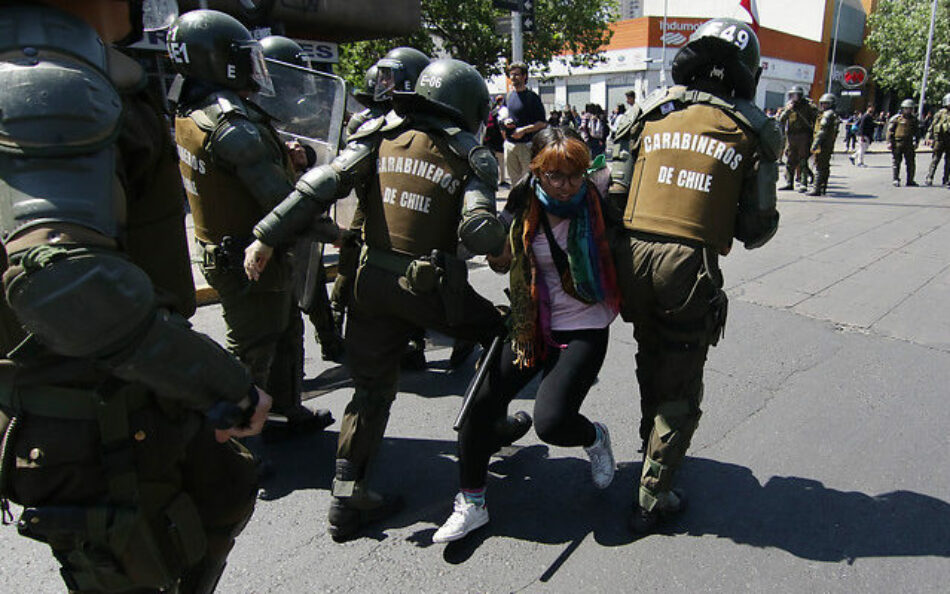 Continúa represión a protestas contra Piñera en Chile