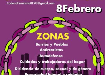 La Comisión 8M convoca una cadena feminista para rodear el centro de Madrid