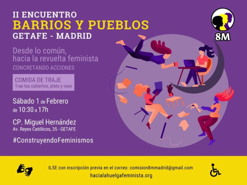 Las feministas de barrios y pueblos se coordinan para la Revuelta Feminista