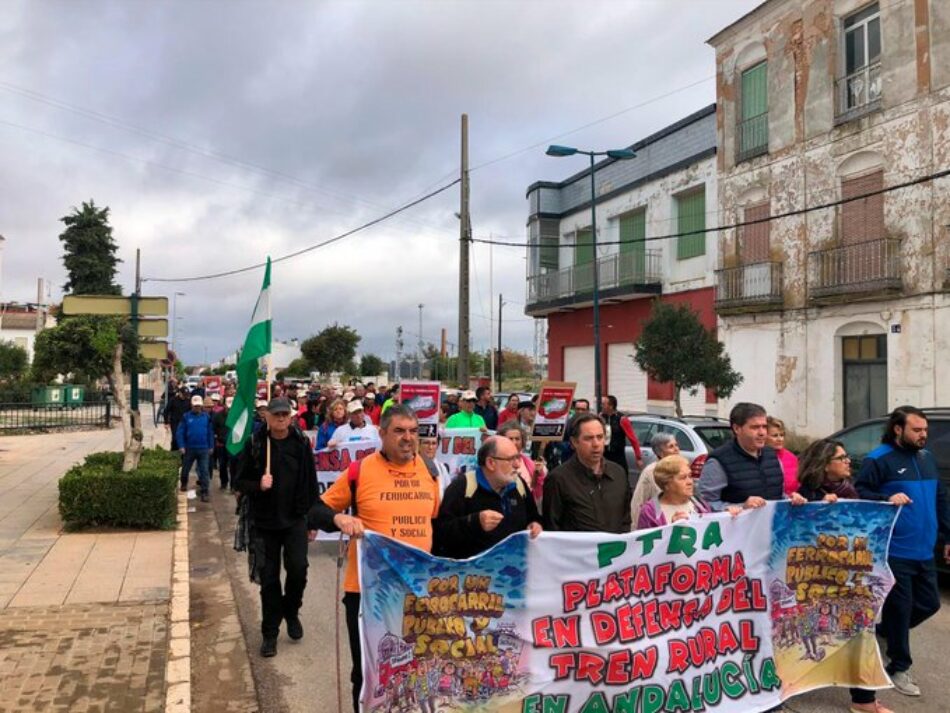 La Consejera de Fomento de la Junta de Andalucía convoca a la Plataforma en Defensa del Tren Rural andaluz (PTRA)