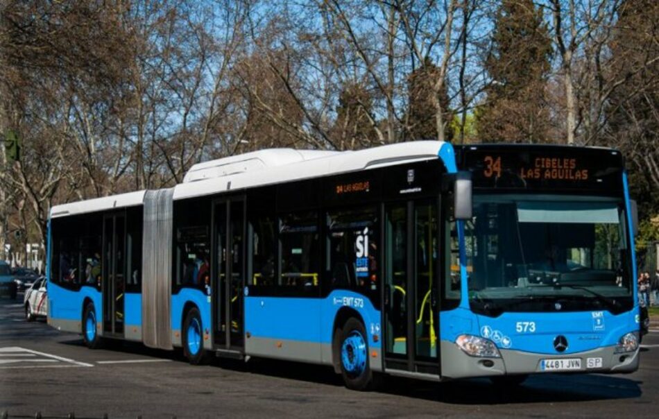 La Comunidad de Madrid solo ofrece un autobús de refuerzo para compensar las aglomeraciones en la línea 34 de la EMT