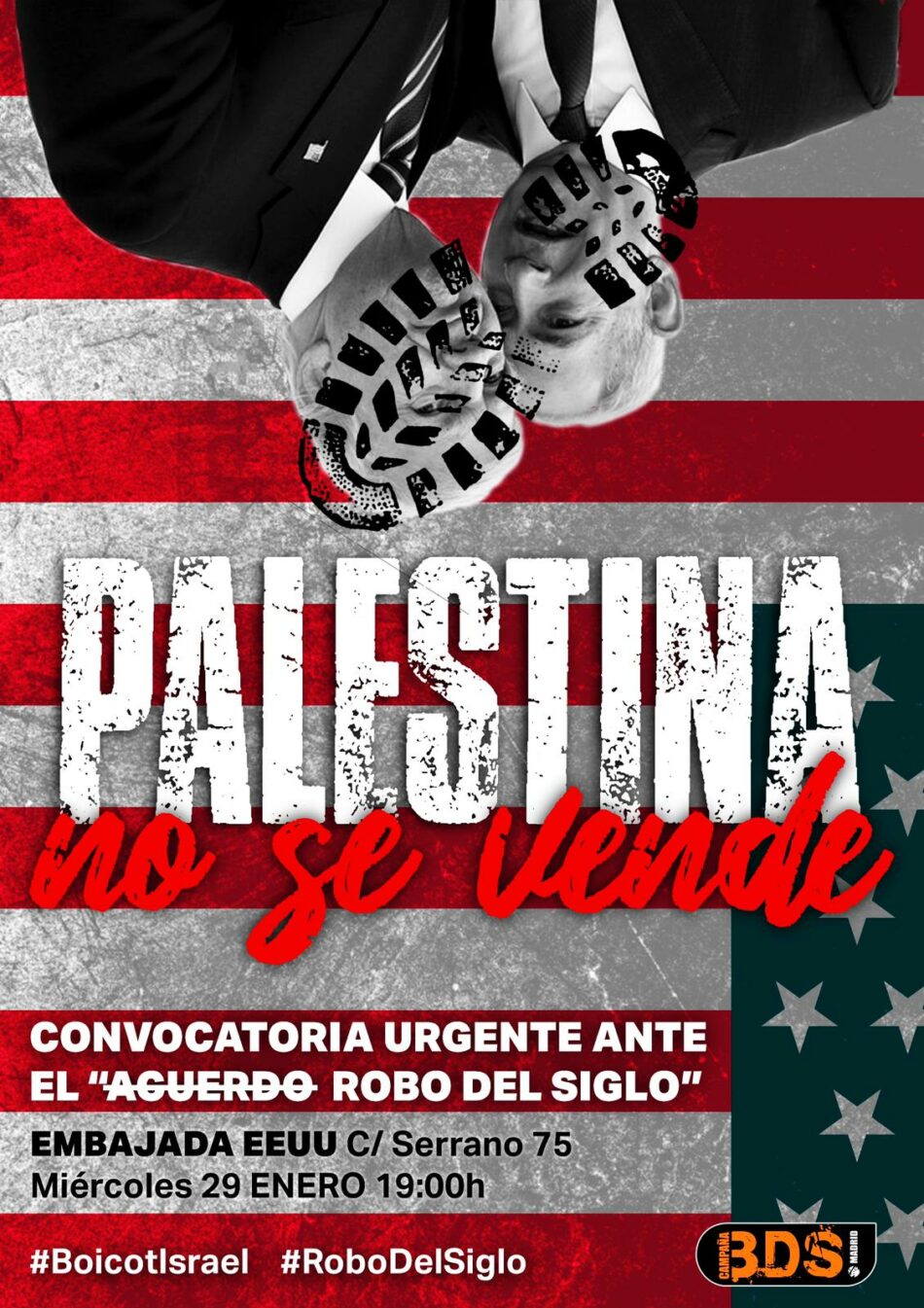 Concentración contra el «Acuerdo del Siglo» de Trump: «Palestina no se vende»