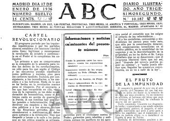 Comentarios de la «caverna» mediática, ante las elecciones del 16 de febrero de 1936