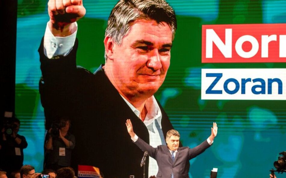 El socialdemócrata Zoran Milanovic gana las presidenciales en Croacia