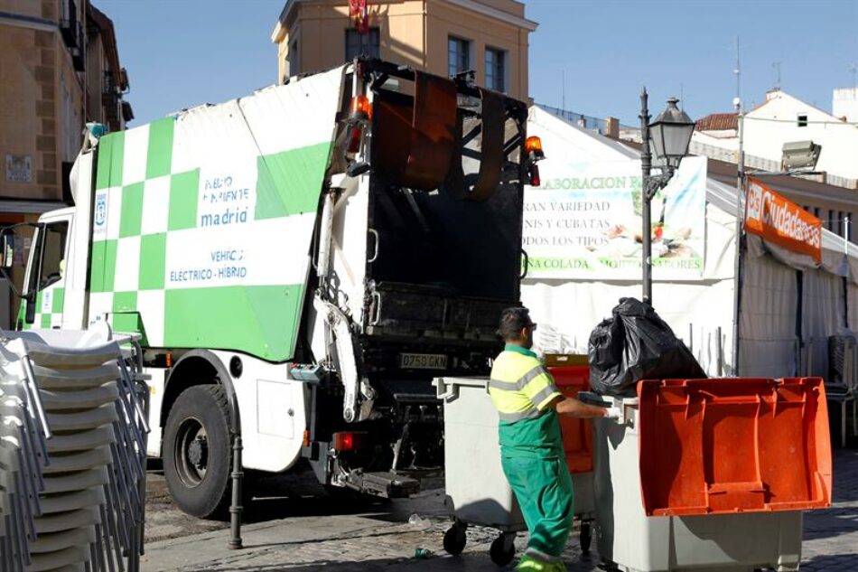 Podemos insta al Gobierno Autonómico de Madrid a poner en marcha soluciones frente al problema de los residuos