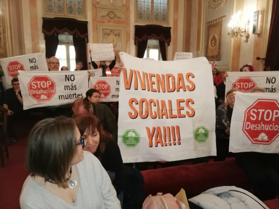 La PAH Corredor del Henares denuncia que los partidos políticos hayan dado la espalda al derecho a la vivienda