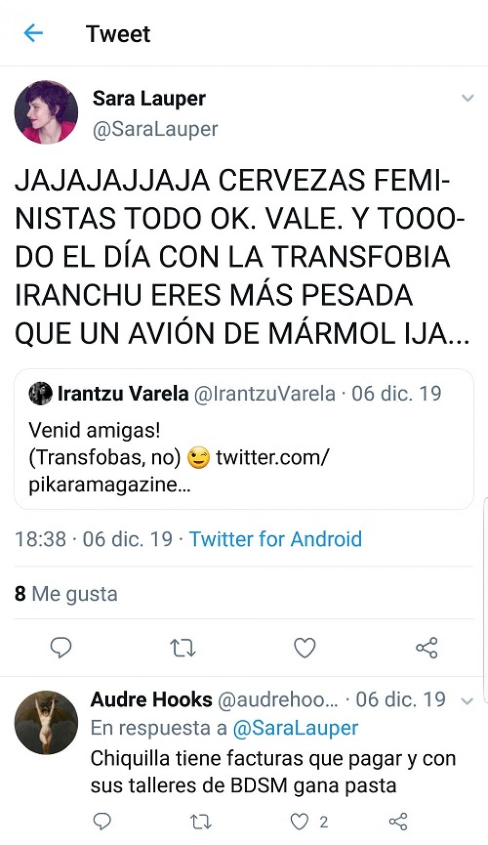La Asociación de transexuales de Andalucía – Sylvia Rivera pide a Ganemos Jerez la sustitución de la pregonera del III Carnaval Feminista