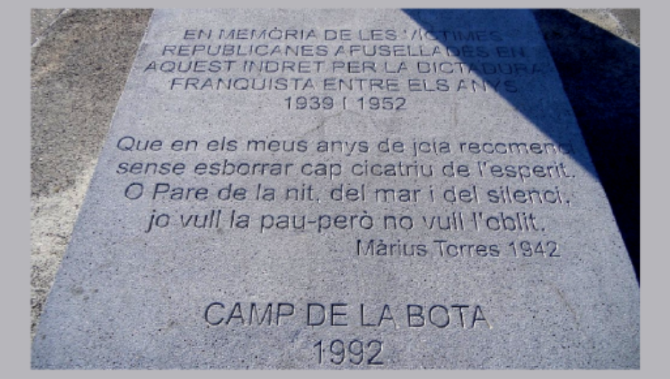 Cinco anarquistas fueron los últimos ejecutados por los franquistas, en el camp de la Bóta de Barcelona, en 1952