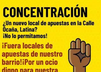 ¿Dos nuevos locales de apuestas en Aluche? ¡No lo permitamos!