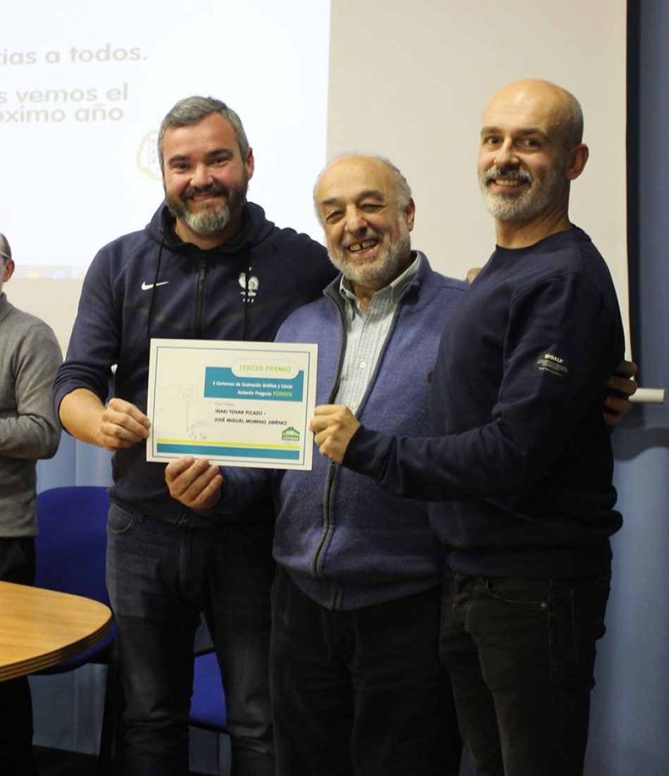 Iñaki y Frenchy, galardonados en la II Edición de los Premios Forges de Humor Gráfico y Cómic