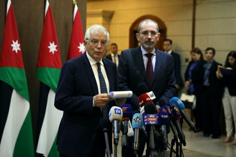 Organizaciones sociales, sindicatos y partidos políticos piden a Borrell que los países de la UE reconozcan a Palestina como Estado