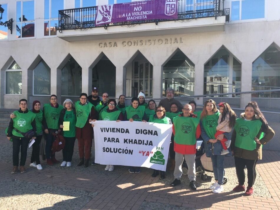 La Coordinadora Vivienda Madrid 15M – PAH exige una solución para Khadija