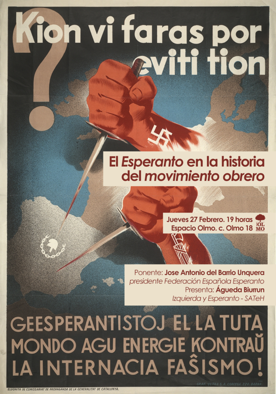 «El Esperanto en la historia del movimiento obrero»: 27-F