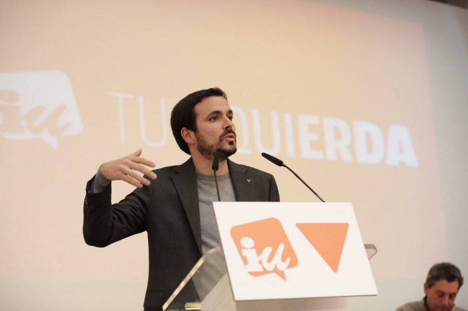 Garzón denuncia que Mañueco “el candidato de las macrogranjas” hace una “copia barata de la estrategia de la extrema derecha y convierte a CyL en el campo de pruebas de sus mentiras”