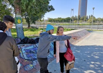 Eva Oliva de Adelante Sevilla: “Cualquier día tendremos que lamentar una desgracia en el Skatepark de Plaza de Armas por culpa del abandono de este gobierno municipal”