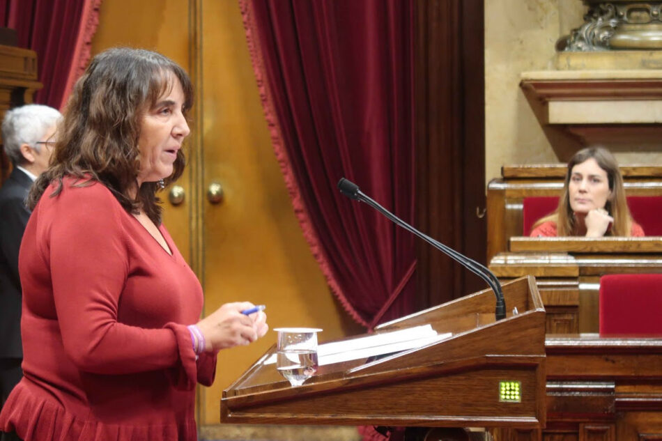 Yolanda López: “El Govern ha estat immòbil a l’hora de recuperar els diners dels catalans i catalanes”