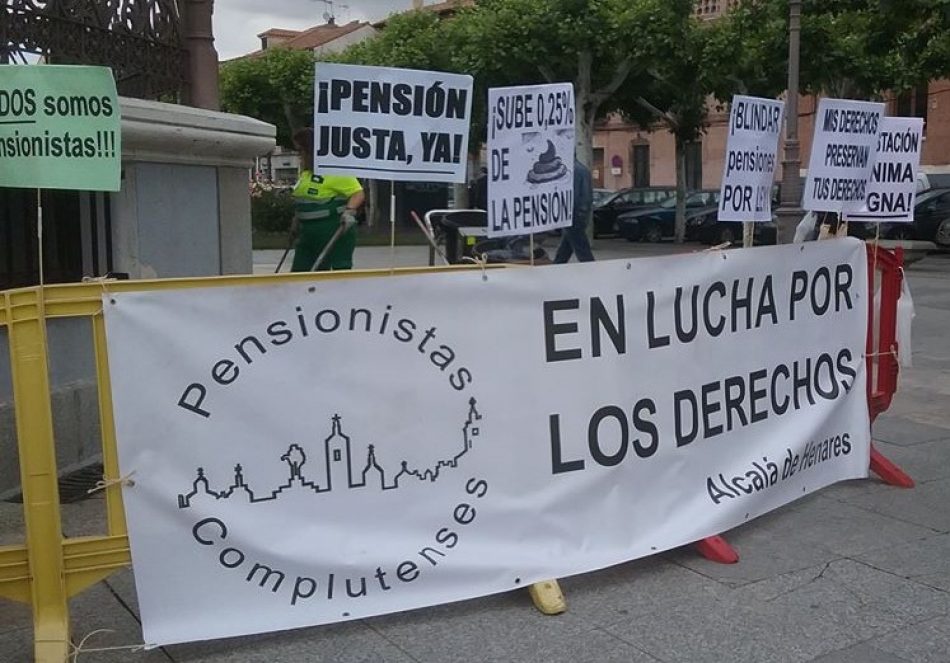 Pensionistas Complutenses con las trabajadoras y trabajadores de la Fundación Número 1. ¡NO AL CIERRE!