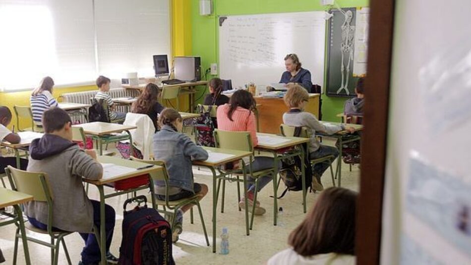 CCOO Madrid alerta de que sin los refuerzos COVID no es posible garantizar las medidas de seguridad en las aulas frente a la pandemia