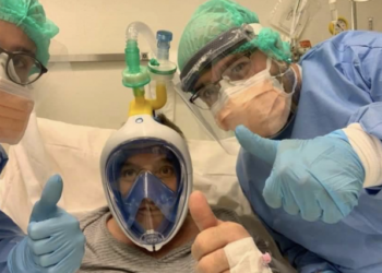 Un médico convierte máscaras de buceo de Decathlon en respiradores para salvar vidas