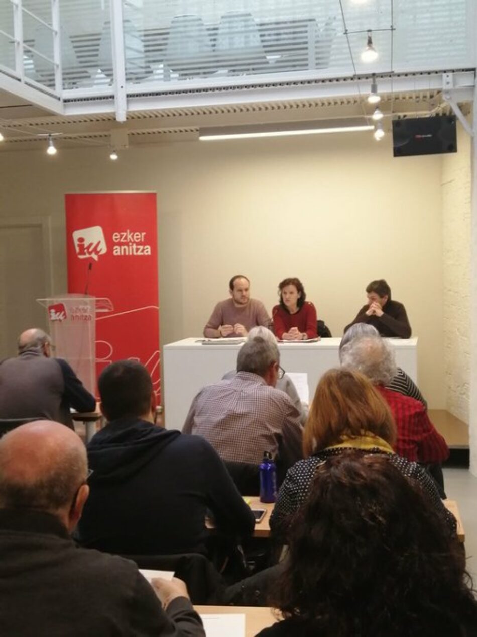 Ezker Anitza-IU ratifica sus candidaturas para las elecciones al Parlamento vasco y aprueba su programa para la próxima legislatura