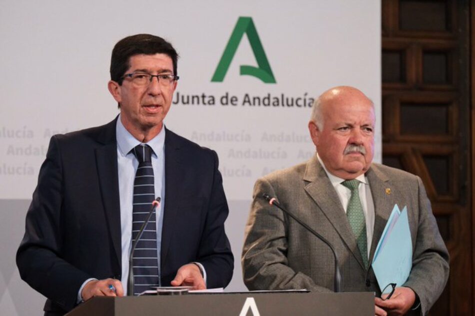 El vicepresidente andaluz, Juan Marín (Cs): «La Semana Santa no se va a suspender, porque tiene una fecha»