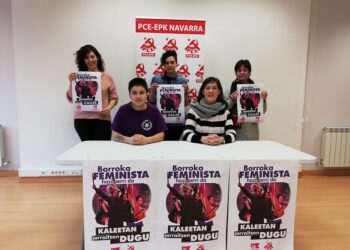 PCE-EPK Navarra y Gazte Komunistak-UJCE Navarra llaman a la participación el 8M