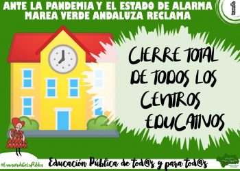 Marea Verde Andalucía ante la pandemia y el estado de alarma