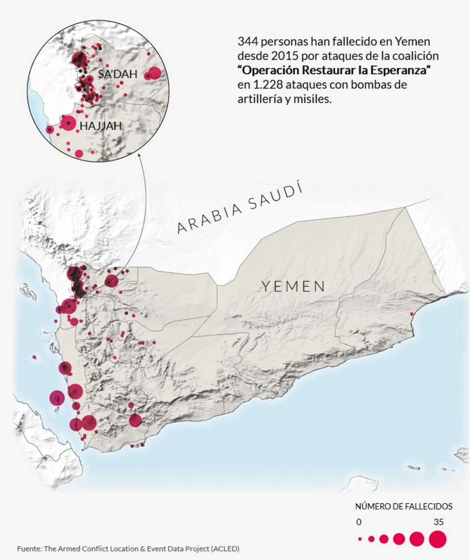 En el quinto aniversario del comienzo de la Guerra en Yemen piden el fin de todas las exportaciones de armamento español