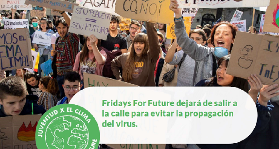 Fridays for Future dejará de salir a la calle para evitar la propagación del virus