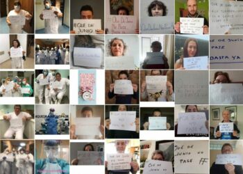 #QueDeJunioNoPase la campaña virtual de apoyo a los trabajadores del Hospital Gómez Ulla